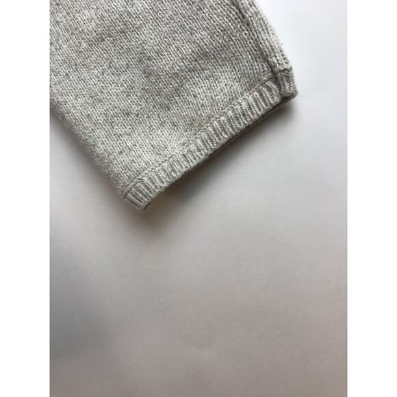 J JILL Pullover Sweater Oatmeal Long Sleeves Boat Neck Silk Cotton Blend Small - Picture 4 of 8